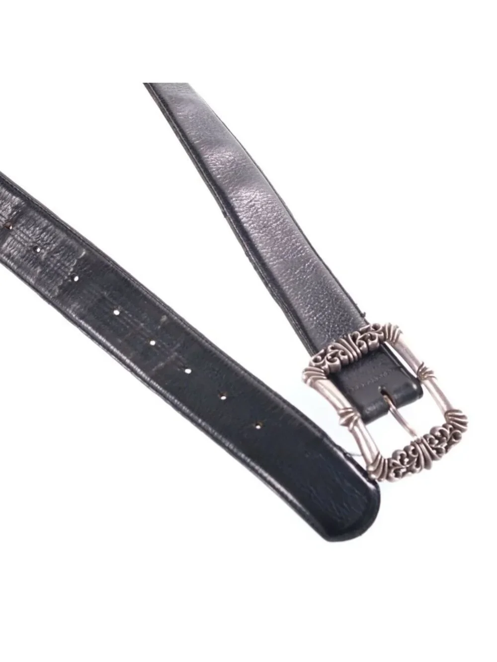 Chrome Hearts Blt Filigree Otj Buckle Leather Belt